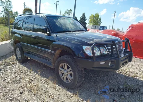 2004 Lexus Lx 470 из США, поврежденный, VIN JTJHT00W343547330